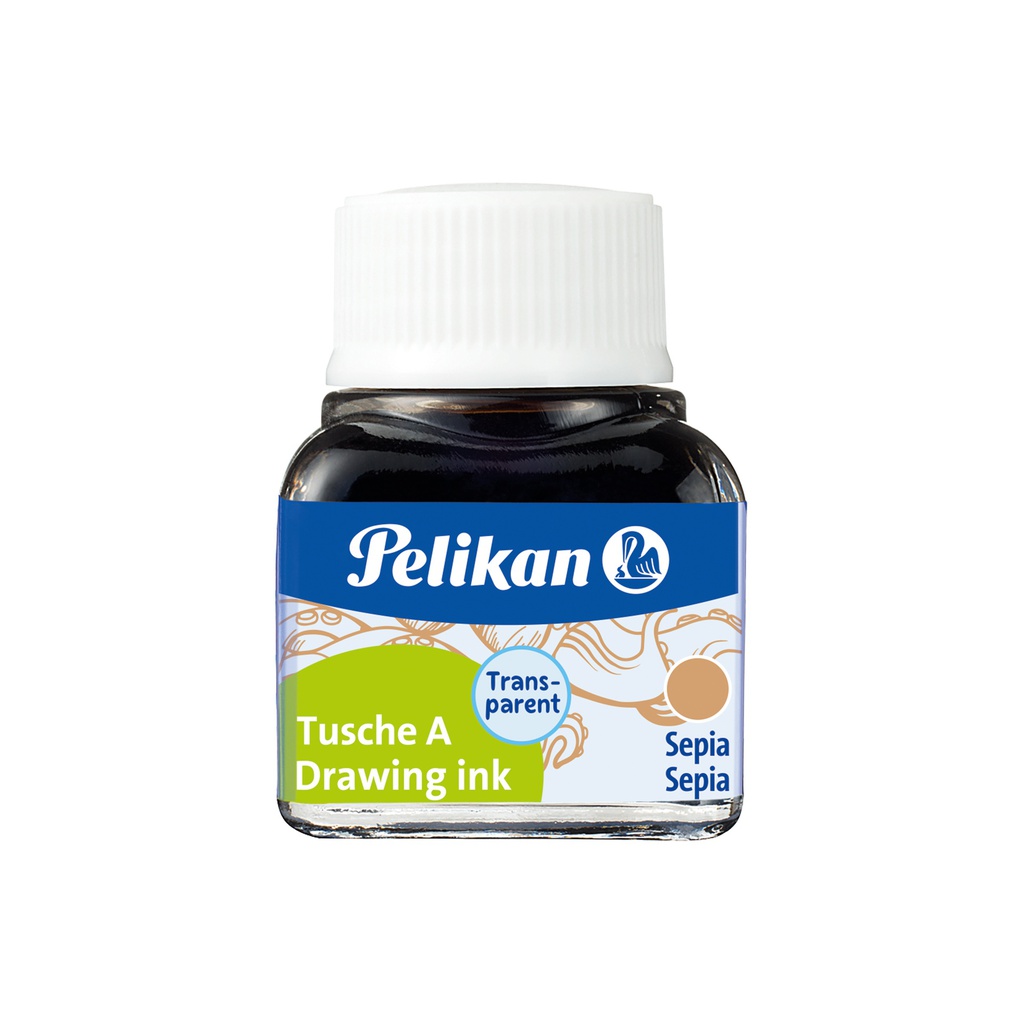 INCHIOSTRO DI CHINA 523 SEPPIA 15 10ML PELIKAN
