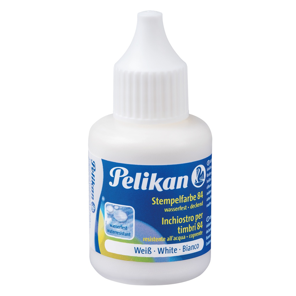 INCHIOSTRO PELIKAN 84 BIANCO 30ML RESISTENTE ALL'ACQUA
