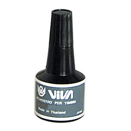 Inchiostro per cuscinetti a base d'olio 30gr nero Viva