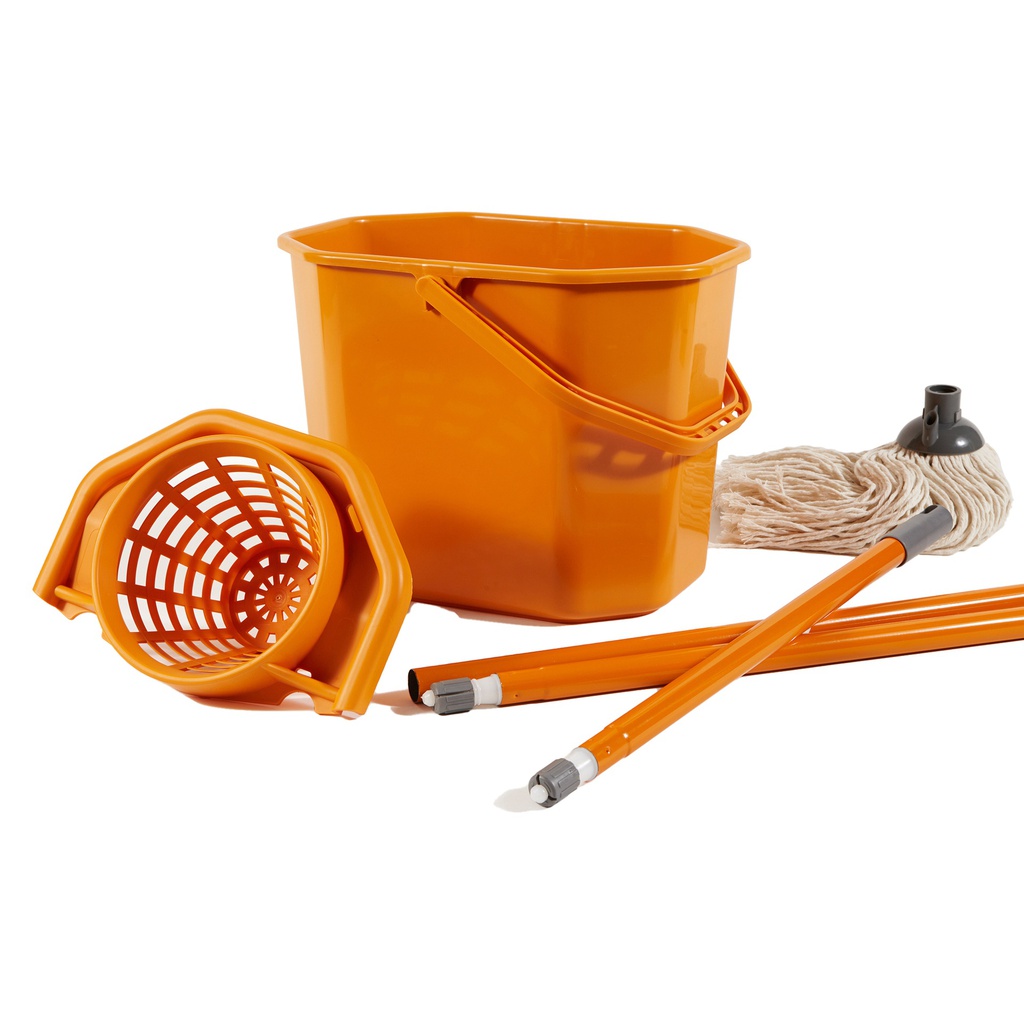 KIT PAVIMENTI (SECCHIOSTRIZZA+MOP+MANICO130cm Perfetto