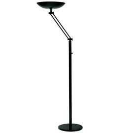 Lampada articolata da terra Led 23W nero Varialux