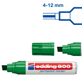 MARCATORE EDDING 800 VERDE PS 4-12MM PERMANENTE