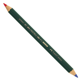 MATITA BICOLORE GROSSA ROSSO-BLU 873 FABER CASTELL