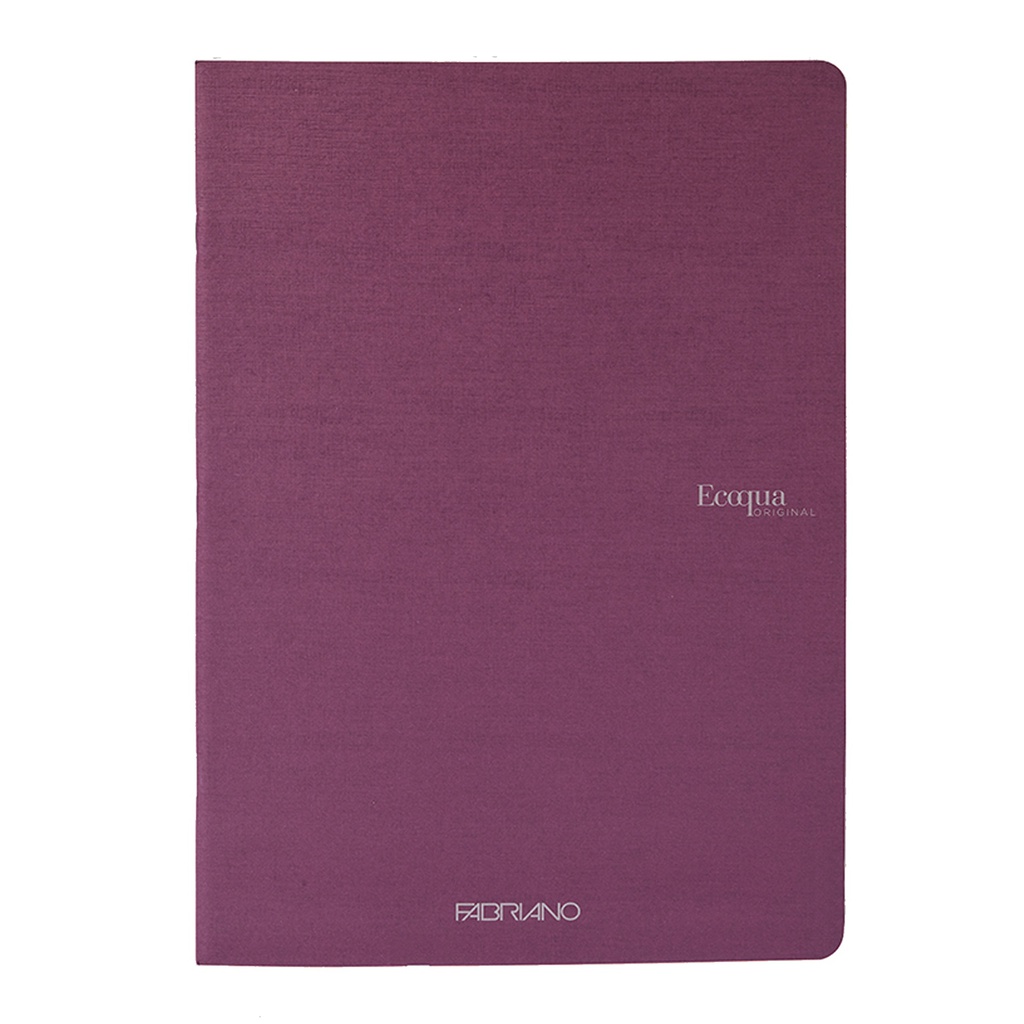 Maxiquaderno A4 38fg+2 90gr 1rigo Ecoqua original PM vino Fabriano