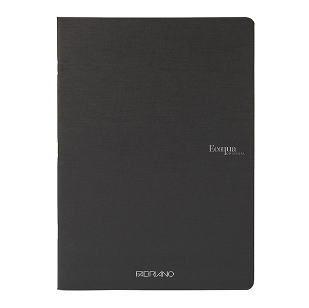 Maxiquaderno A4 38fg+2 90gr 5mm Ecoqua original PM nero Fabriano