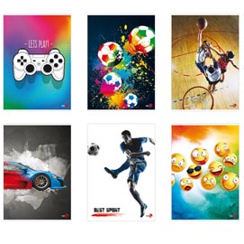 Maxiquaderno A4 40fg+2 80gr 1rigo Bambino BM