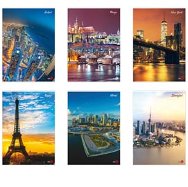 Maxiquaderno A4 40fg+2 80gr 4mm CittA' BM