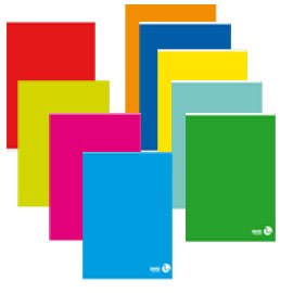 MAXIQUADERNO A4 80gr 80fg+1 rigo di 1a COLOR 80 BASIC BM