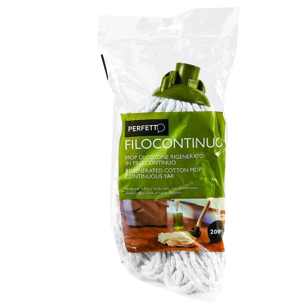 MOP in COTONE 200gr Bianco Perfetto