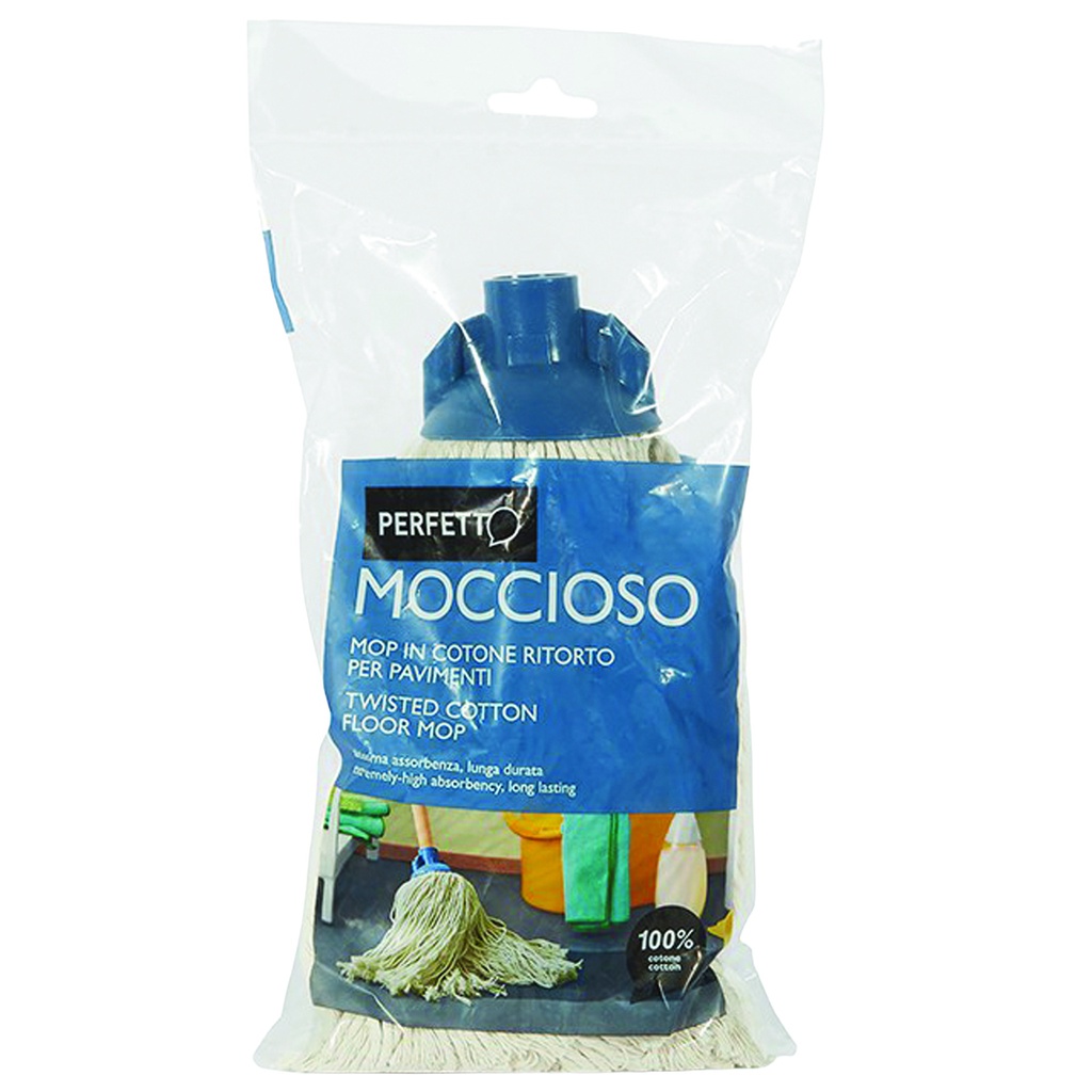MOP in COTONE 240gr Bianco Moccioso Perfetto