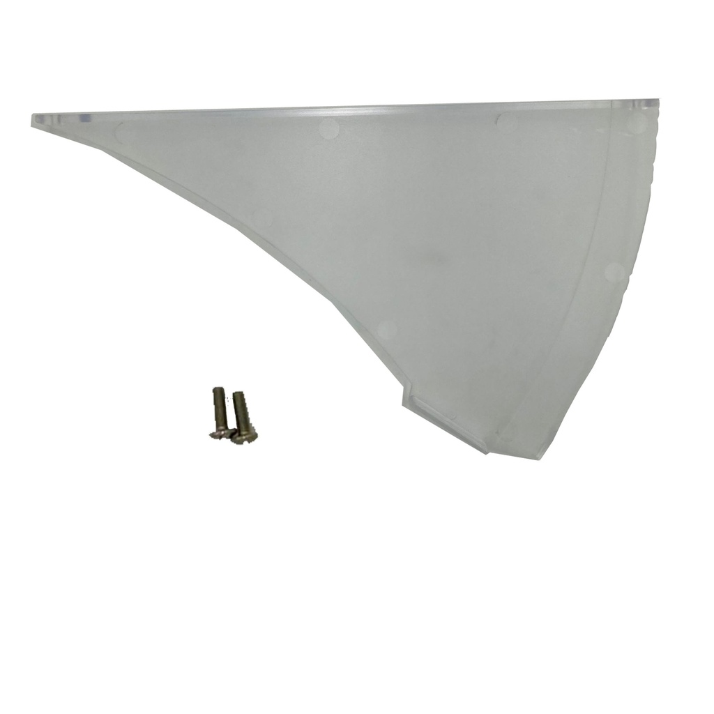 'n.10 PLASTIC SAFETY SHIELD (scherm+fermafogli x Taglierina 3023 Tittanium