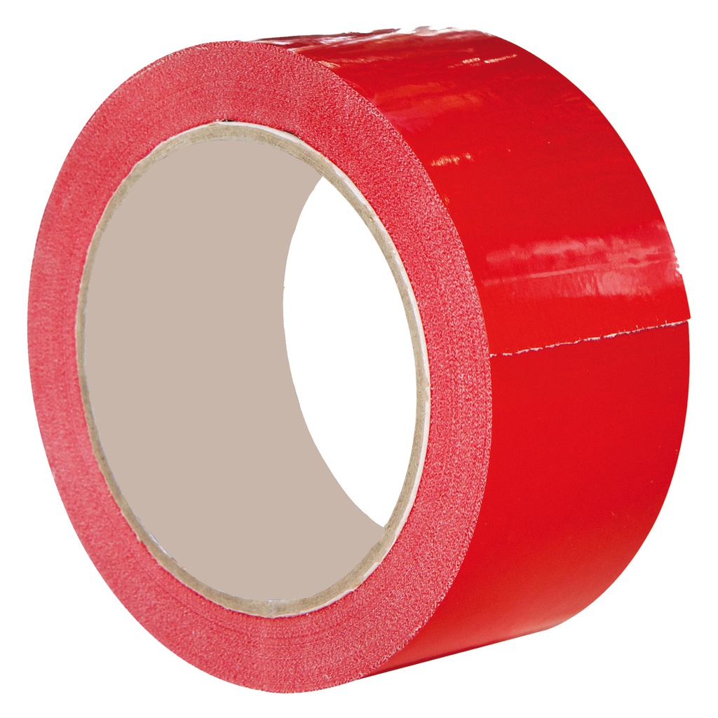 Nastro adesivo 50mm x 66m Rosso PVC 350 Eurocell
