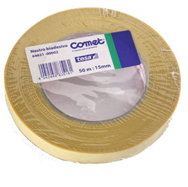 NASTRO BIADESIVO 50MTX15MM TRASP. 64-621 TERMO SINGOLO COMET