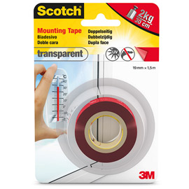 Nastro biadesivo Scotch FIX 19MMX1,5MT trasparente Scotch®