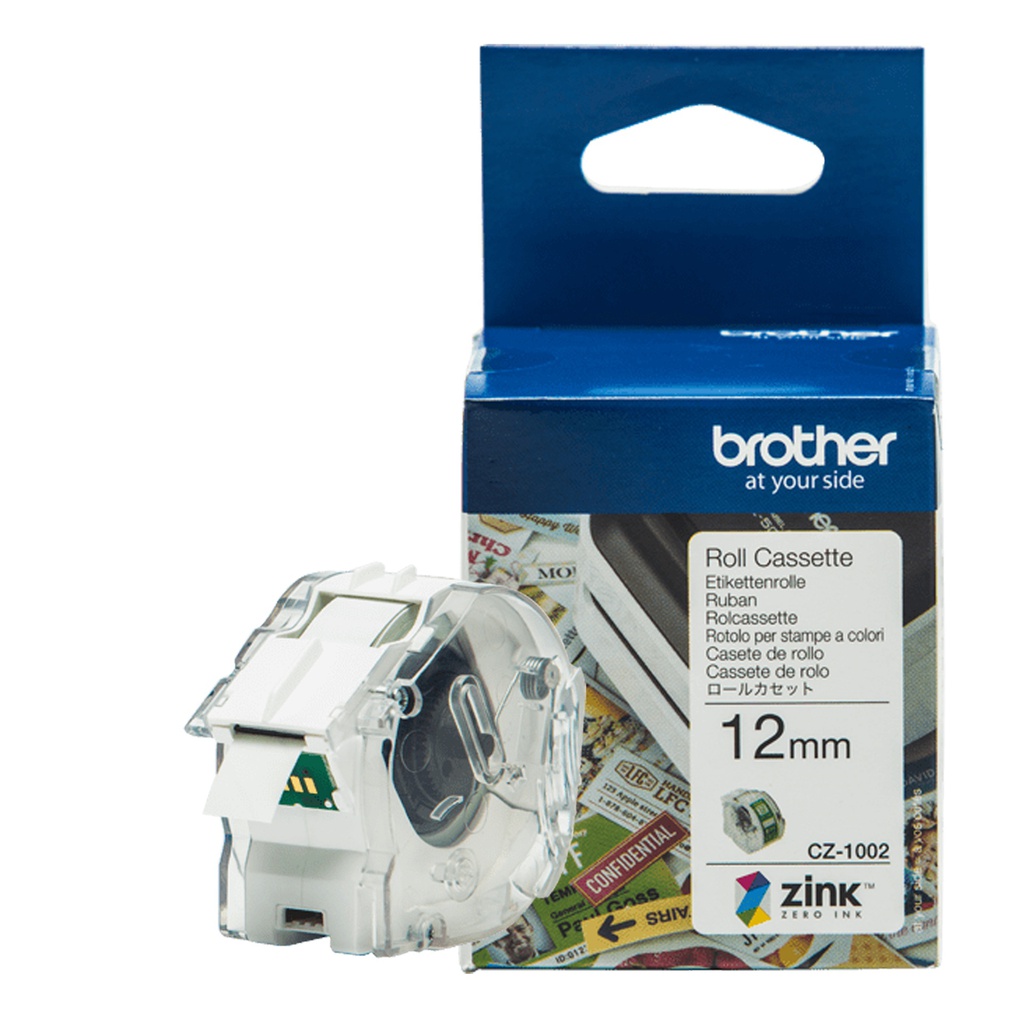 NASTRO BROTHER CZ-1004 A LUNGHEZZA CONTINUA 12 mm x 5 metri