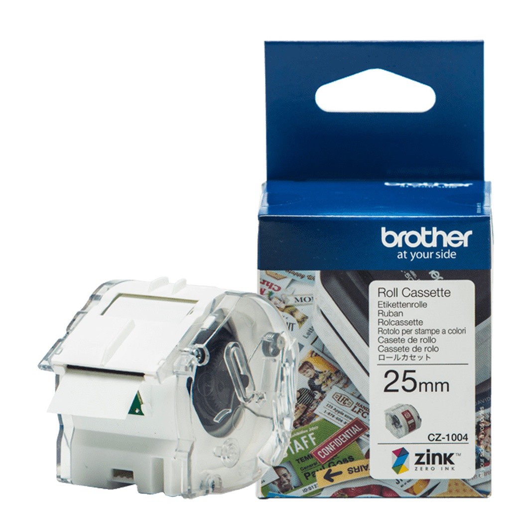 NASTRO BROTHER CZ-1004 A LUNGHEZZA CONTINUA 25 mm x 5 metri