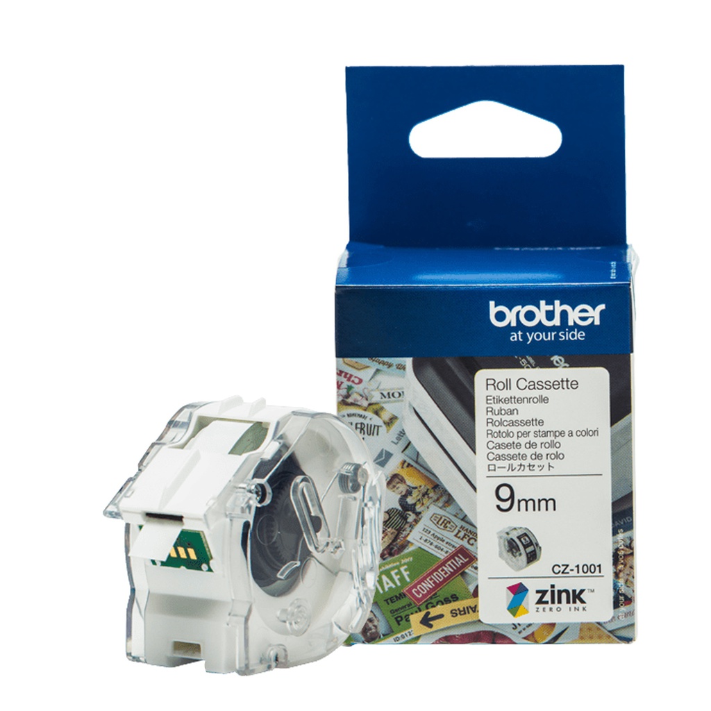 NASTRO BROTHER CZ-1004 A LUNGHEZZA CONTINUA 9 mm x 5 metri
