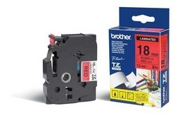 NASTRO BROTHER TZE-441 18MMx8MT NERO/ROSSO