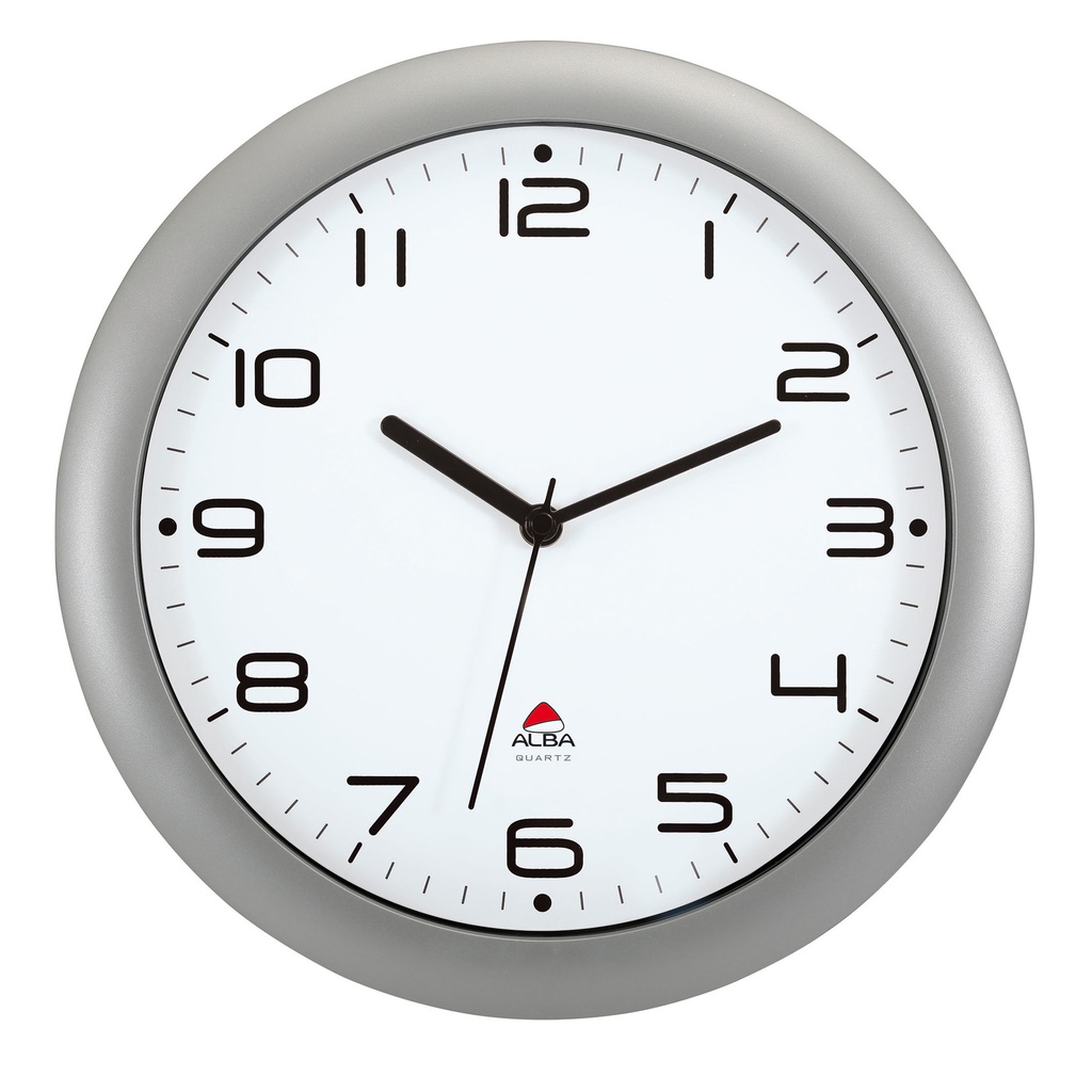 OROLOGIO DA PARETE HORNEW D30cm GRIGIO Metal Alba