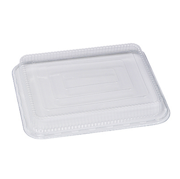 ***Pack 100 coperchi trasparenti in PET 22,9x17,9cm Cuki