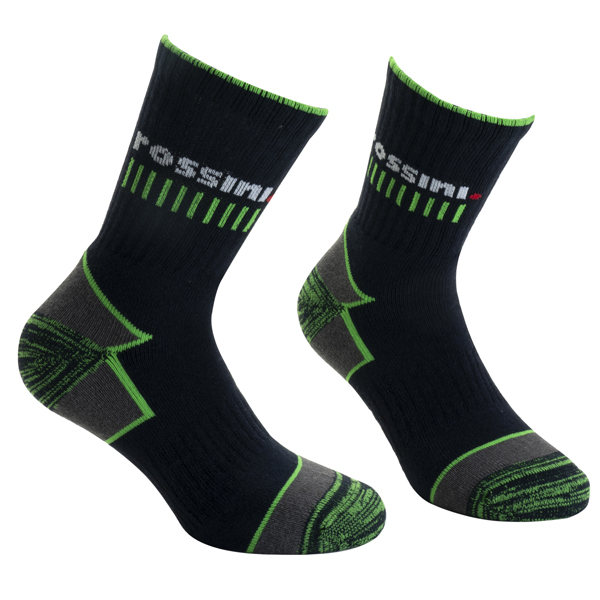 ***Pack 2 paia di calze da tennis Livigno taglie 40-43 blu verde