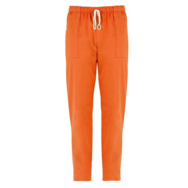 Pantaloni Pitagora in cotone Tg. XL arancio