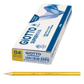 Pastello Giotto Supermina monocolore giallo scuro 04