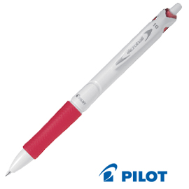 Penna a sfera scatto ACROBALL PURE WHITE Begreen 1,0mm rosso PILOT