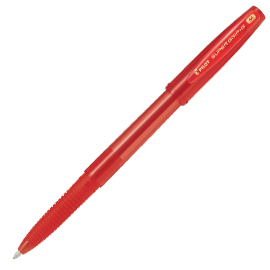 ***Penna a sfera SUPERGRIP G con cappuccio punta 1,00mm rosso PILOT