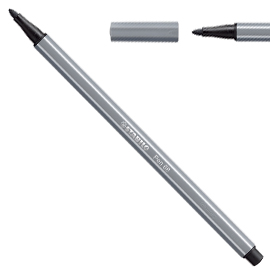 PENNARELLO STABILO PEN 68/96 GRIGIO SCURO