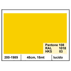 PLASTICA ADESIVA DC-FIX 45CM X 15MT GIALLO 101 LUCIDO
