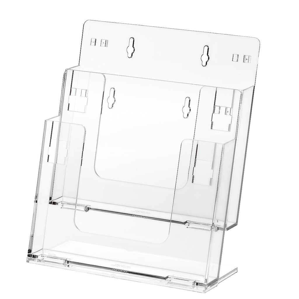 PORTADEPLIANT COMPONIBILI 2 TASCHE A4 DA BANCO E PARETE ART.5027
