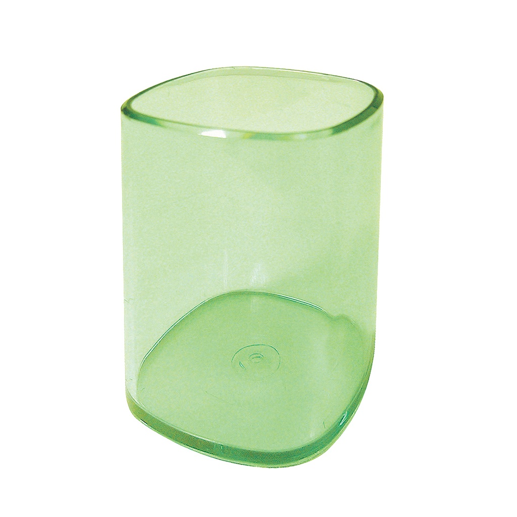 PORTAPENNE BICCHIERE TRASPARENTE VERDE ARDA