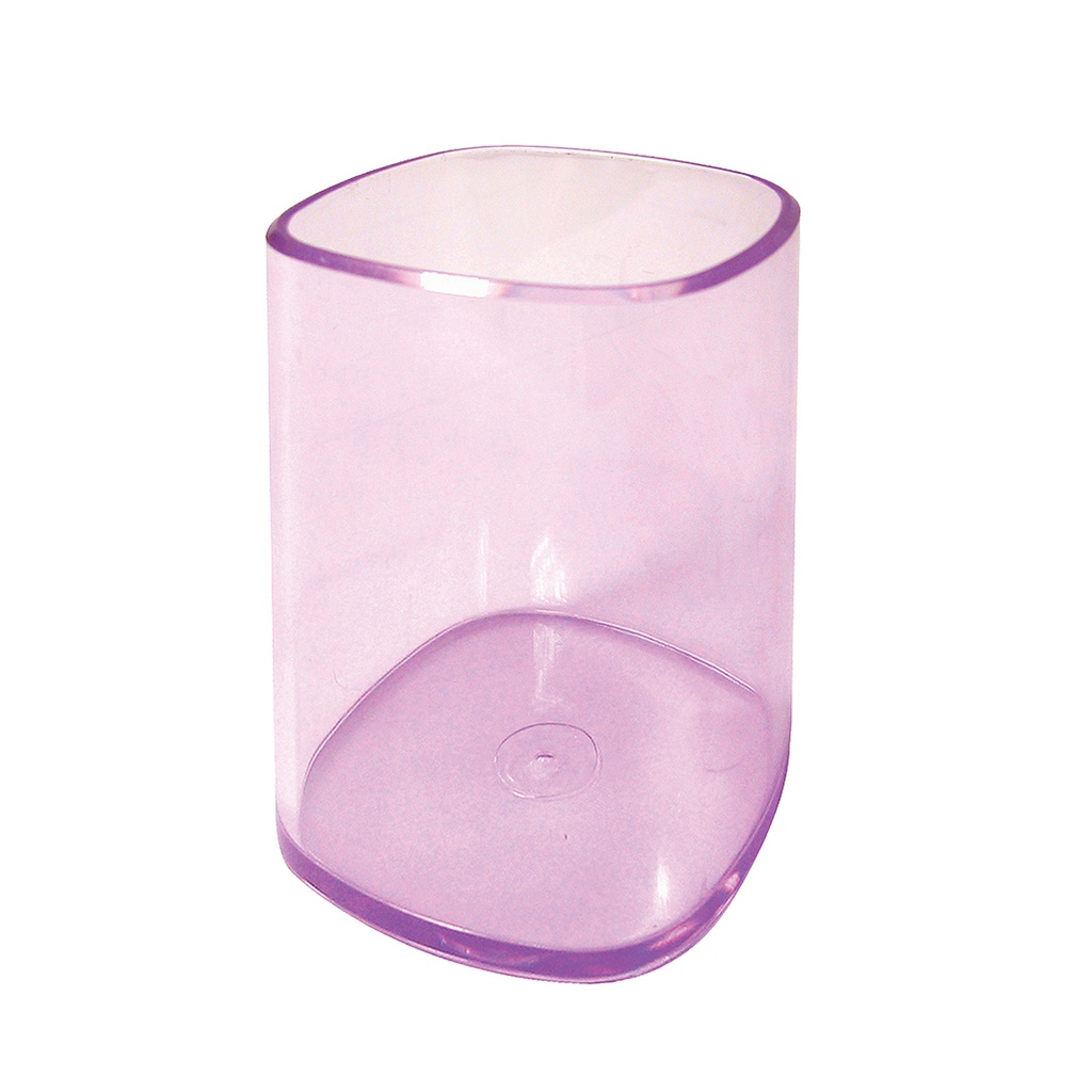 PORTAPENNE BICCHIERE TRASPARENTE VIOLA ARDA