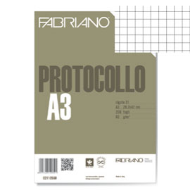 Protocollo 4mm 200fg 60gr f.to A3 chiuso (21x29,7cm Fabriano