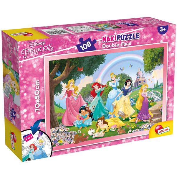 Puzzle Maxi 108pz ''Princess Rainbow World'' Lisciani