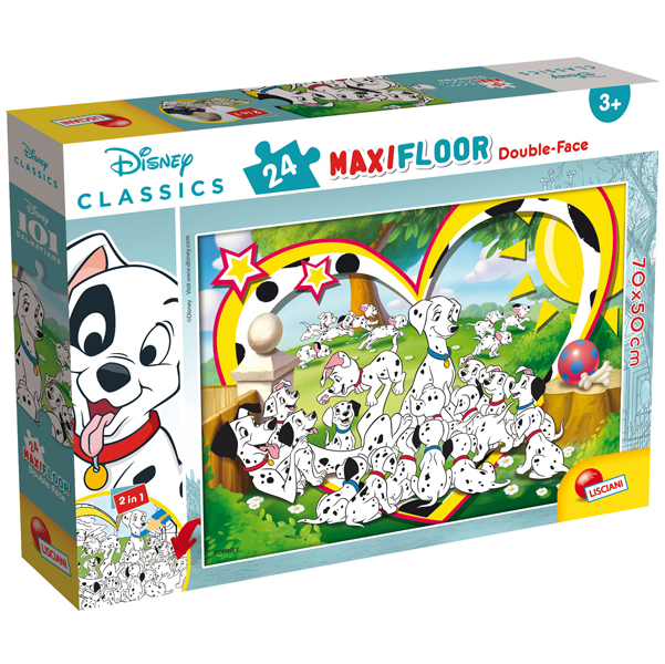 Puzzle Maxi 24pz ''Disney Carica 101'' Lisciani