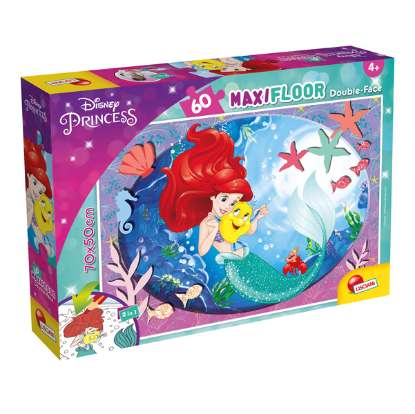 Puzzle Maxi 60pz ''Disney Little Mermaid'' Lisciani