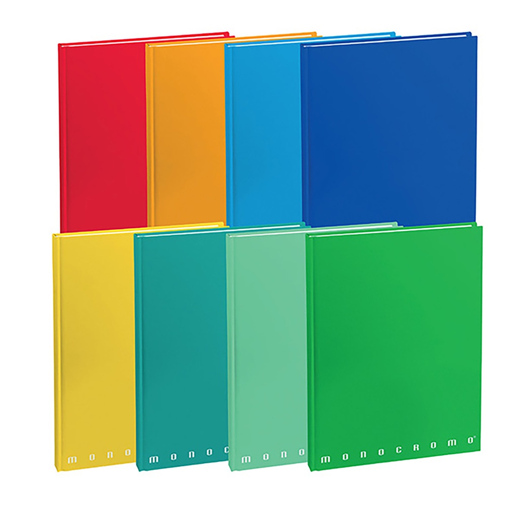QUADERNO A5 CARTONATO 60fg+2 80gr 4mm MONOCROMO PIGNA