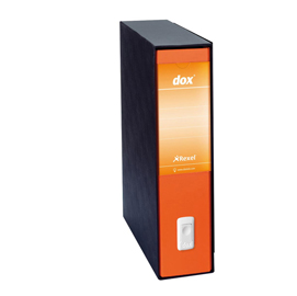 Registratore Dox 2 arancio dorso 8cm f.to protocollo Esselte