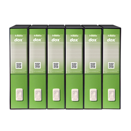 Registratore Dox 2 greenery dorso 8cm f.to protocollo Esselte