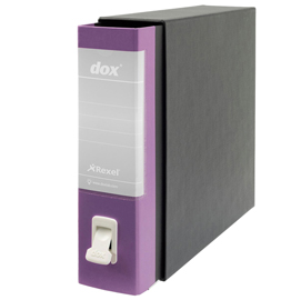 Registratore Dox 2 lilla 8cm f.to protocollo Esselte