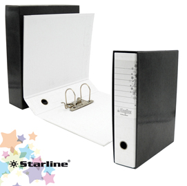 Registratore KINGBOX f.to protocollo dorso 8cm bianco STARLINE