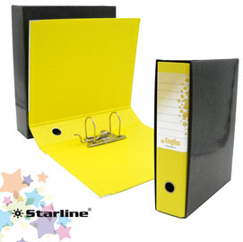 Registratore KINGBOX f.to protocollo dorso 8cm giallo STARLINE