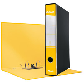 Registratore OXFORD G84 giallo dorso 5cm f.to protocollo ESSELTE