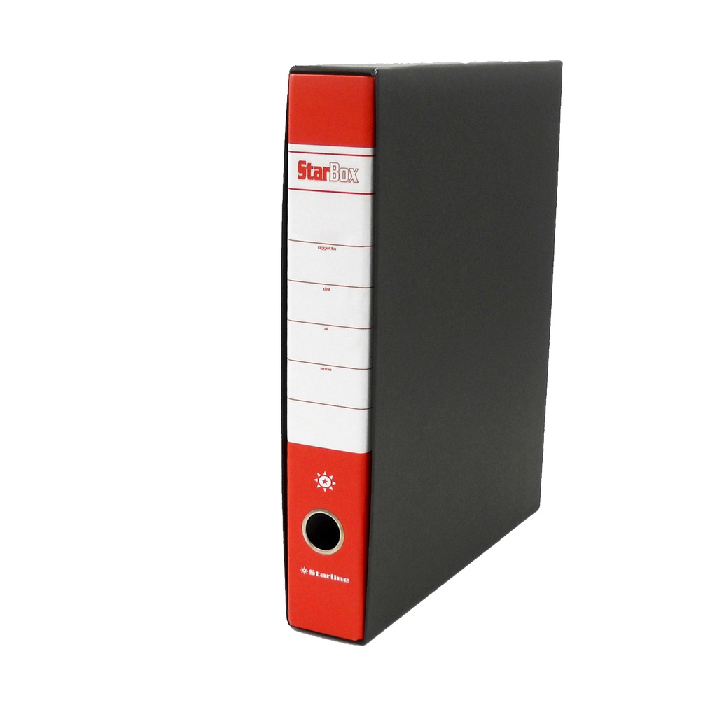 Registratore STARBOX f.to protocollo dorso 5cm rosso STARLINE/sfuso