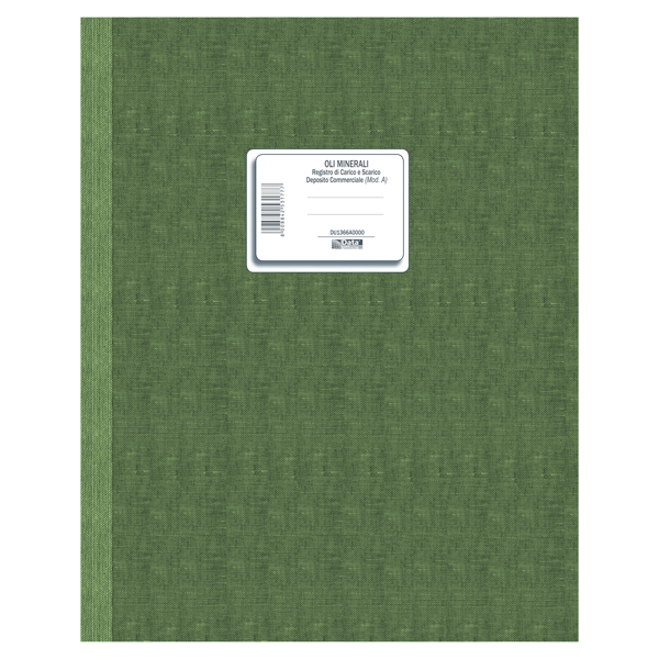 Registro carico/scarico oli minerali Mod. A 49 pag.num. 31x24,5cm DU1366A0000 DU