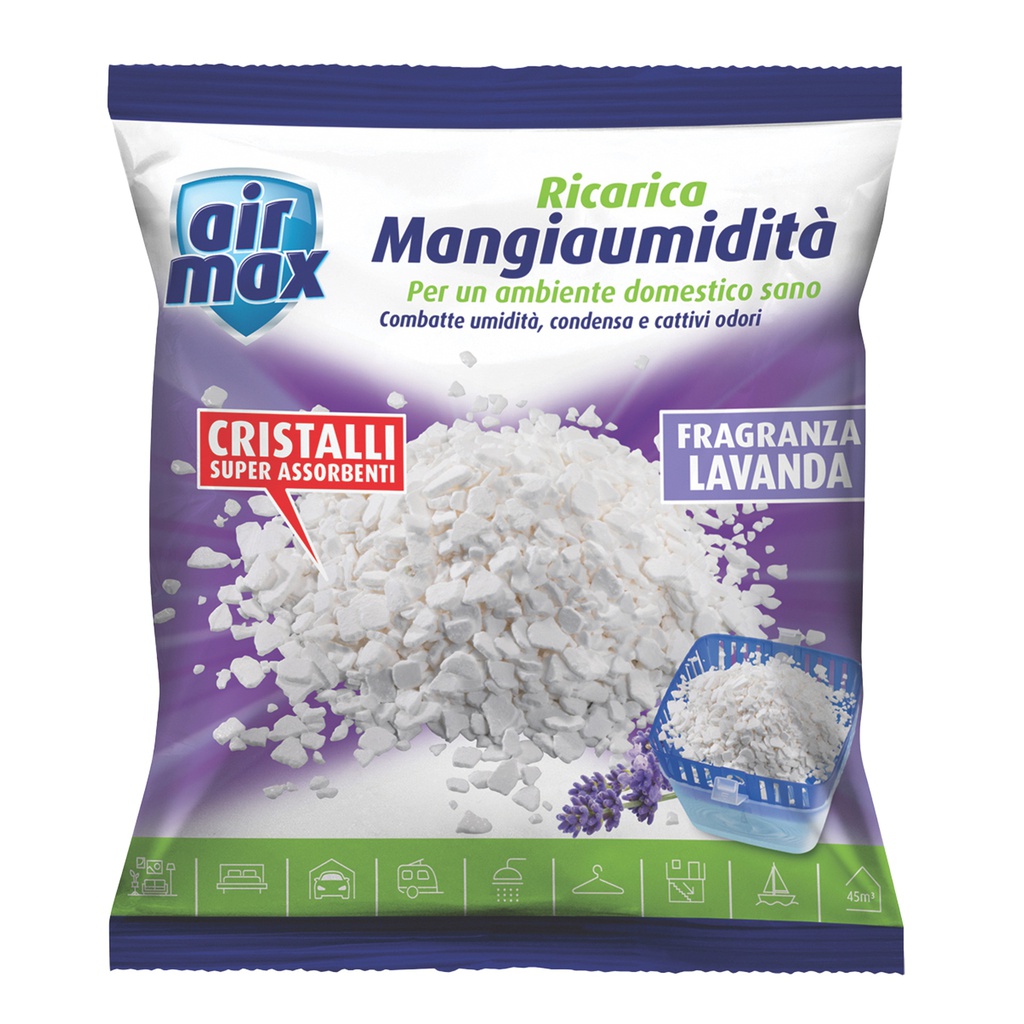 Ricarica Sali assorbiumiditA' AIR MAX da 1kg lavanda