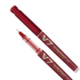 ROLLER HI-TECPOINT V7 RICARICABILE ROSSO BEGREEN PILOT