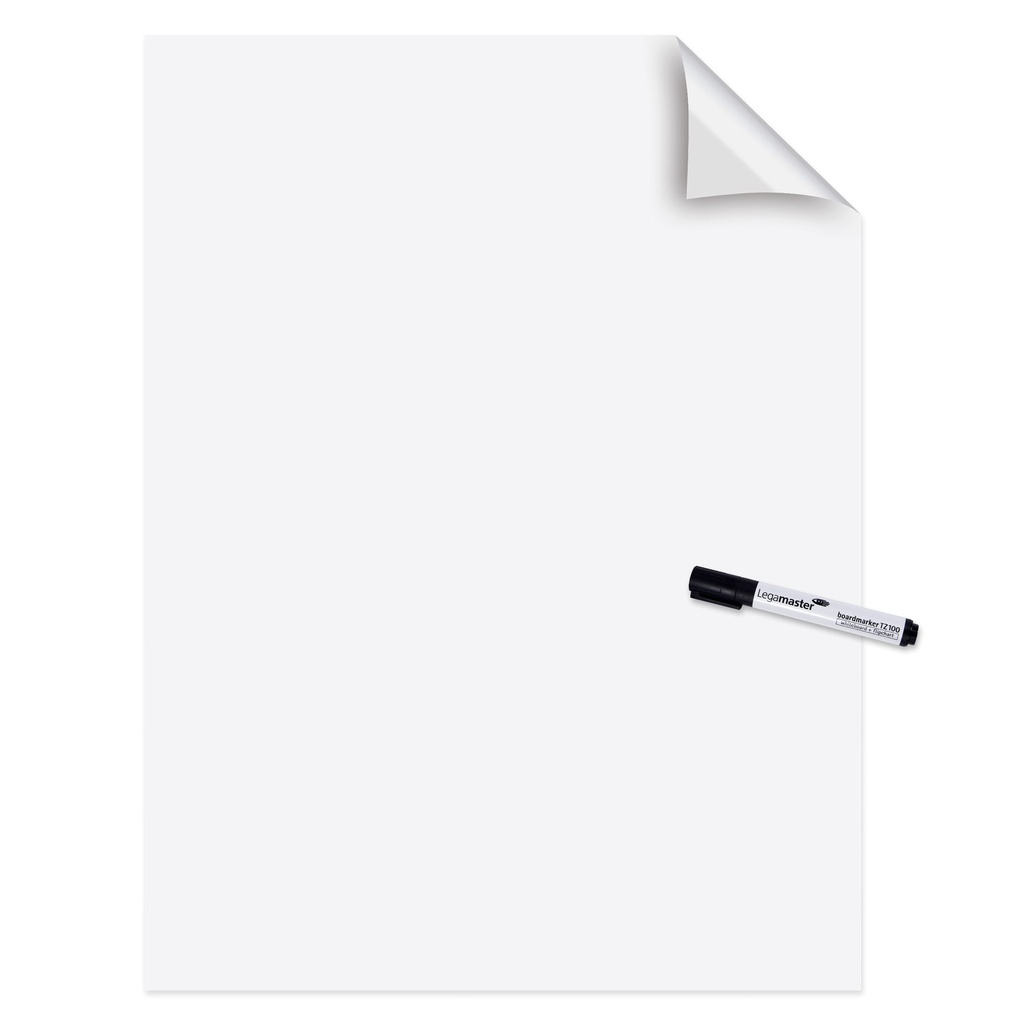 ROTOLO 25FG ELETTROSTATICI 60x80CM BIANCO LUCIDO MAGIC CHART Legamaster
